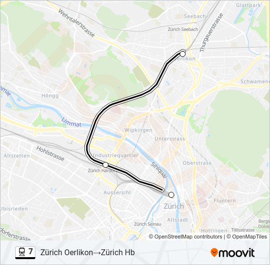 7 Train Line Map