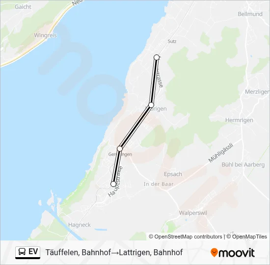 EV Bus Line Map
