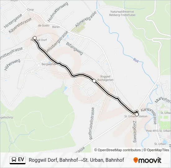 EV Bus Line Map