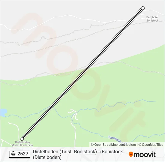 2527 Cable Car Line Map