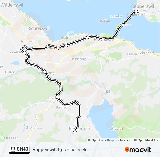 SN40 Train Line Map