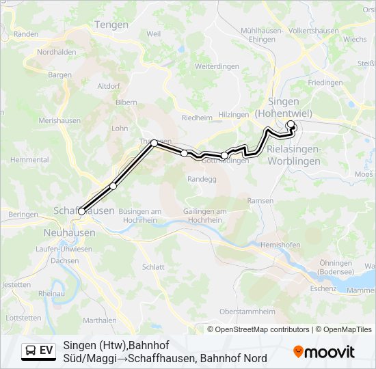 EV Bus Line Map