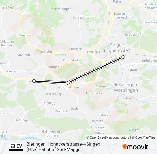 EV Bus Line Map
