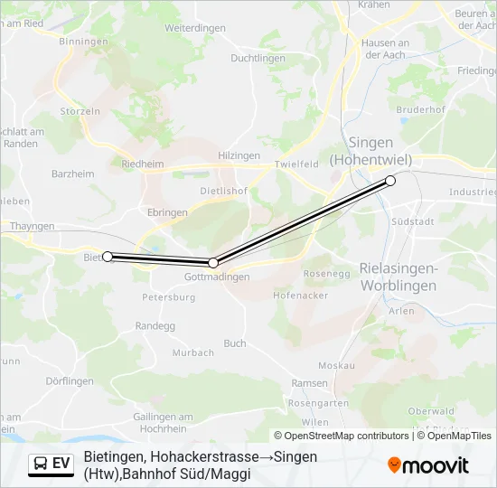 EV Bus Line Map
