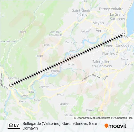 EV Bus Line Map