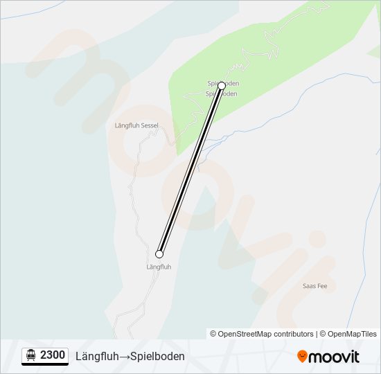 2300 Cable Car Line Map