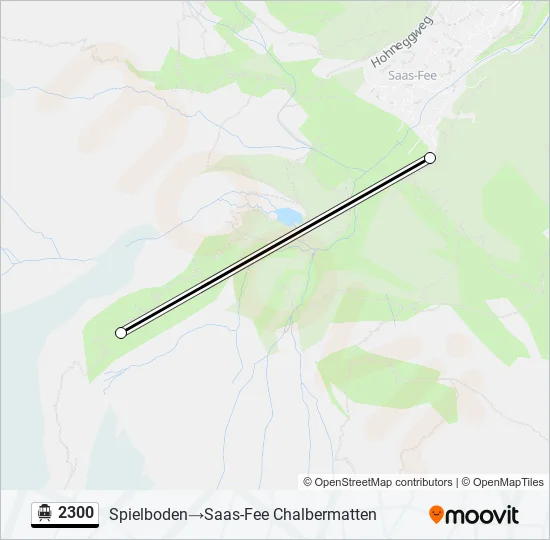 2300 Cable Car Line Map