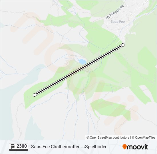 2300 Cable Car Line Map