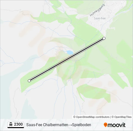 2300 Cable Car Line Map