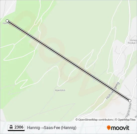 2306 Cable Car Line Map