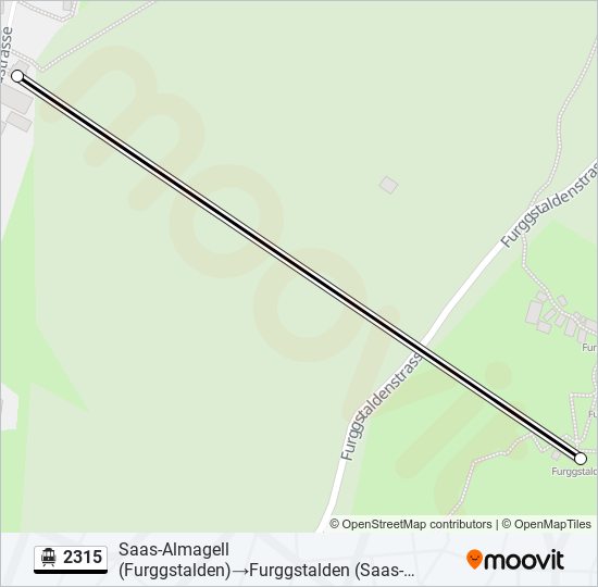 2315 Cable Car Line Map