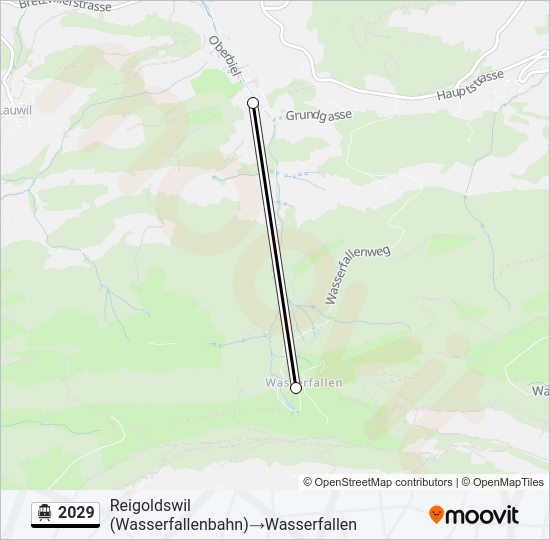 2029 Cable Car Line Map