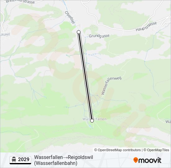 2029 Cable Car Line Map