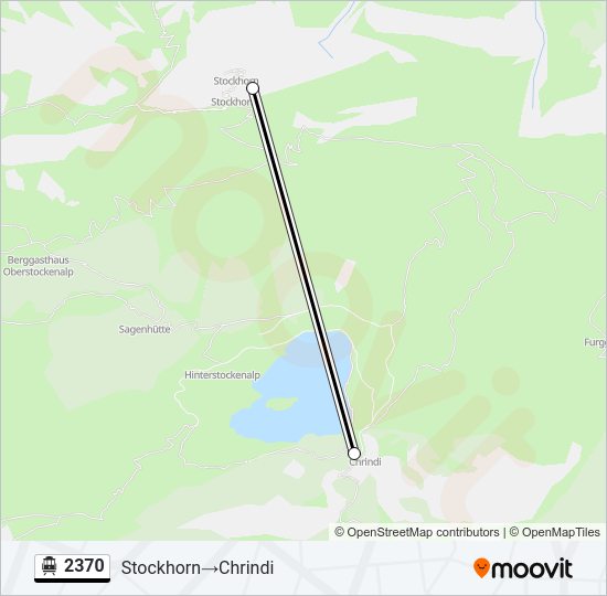 2370 Cable Car Line Map