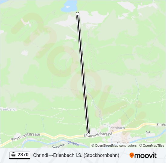 2370 Cable Car Line Map