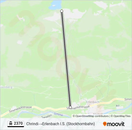 2370 Cable Car Line Map