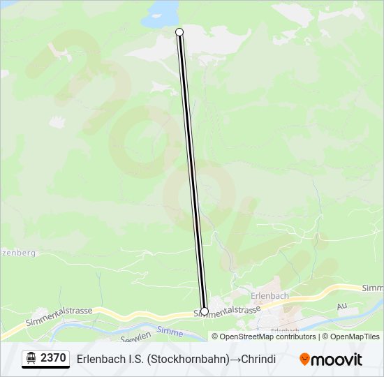 2370 Cable Car Line Map