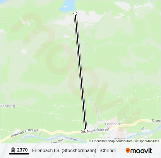 2370 Cable Car Line Map