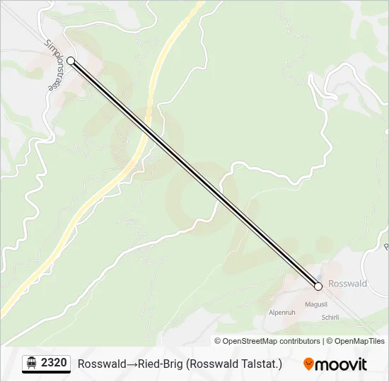 2320 Cable Car Line Map