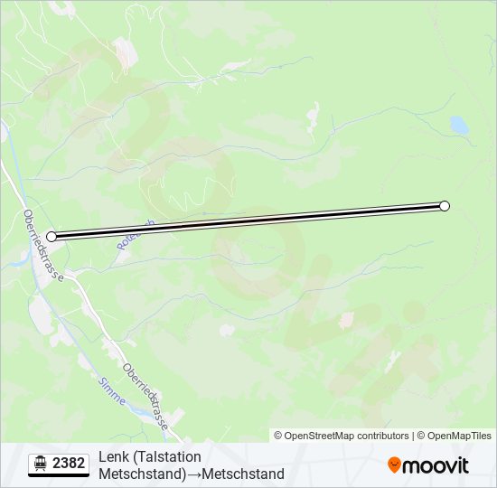 2382 Cable Car Line Map