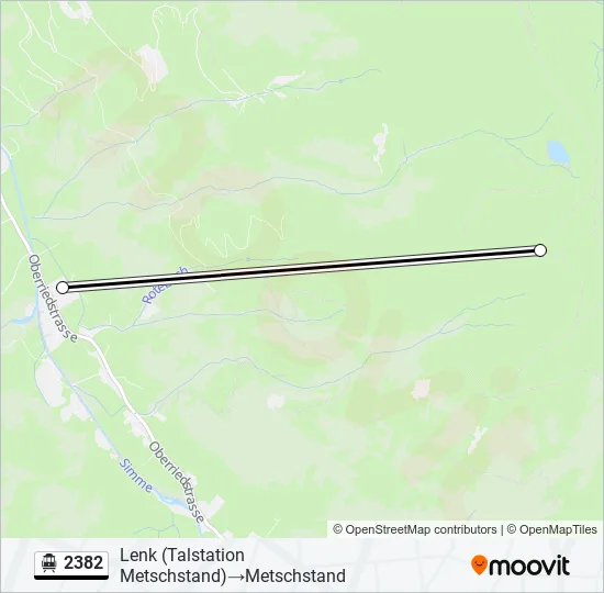 2382 Cable Car Line Map