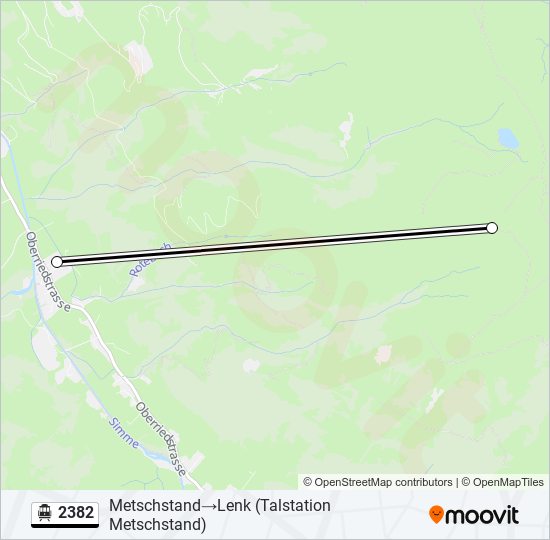 2382 Cable Car Line Map