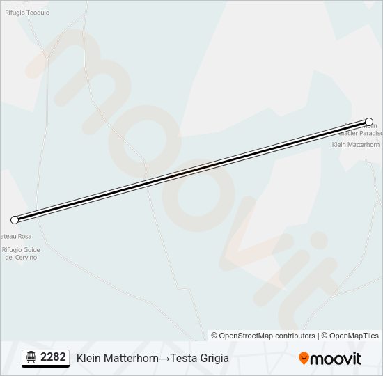 2282 Cable Car Line Map