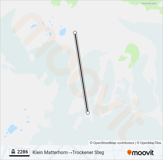 2286 Cable Car Line Map