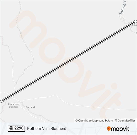 2290 Cable Car Line Map