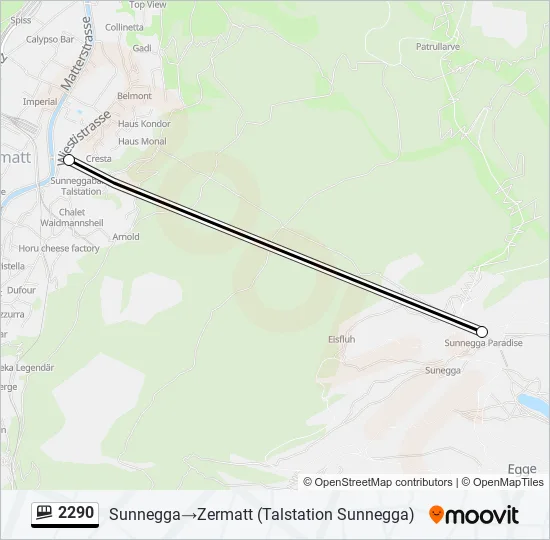 2290 Funicular Line Map