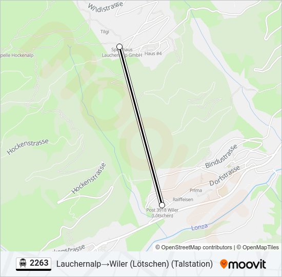 2263 Cable Car Line Map