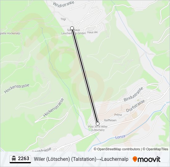 2263 Cable Car Line Map