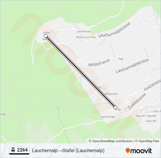 2264 Cable Car Line Map
