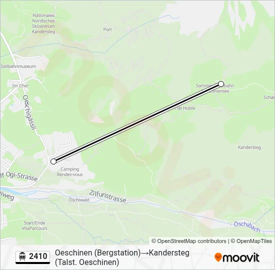 2410 Cable Car Line Map