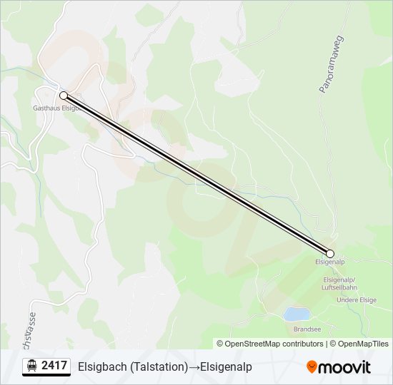 2417 Cable Car Line Map