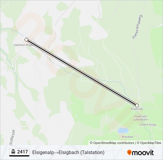 2417 Cable Car Line Map