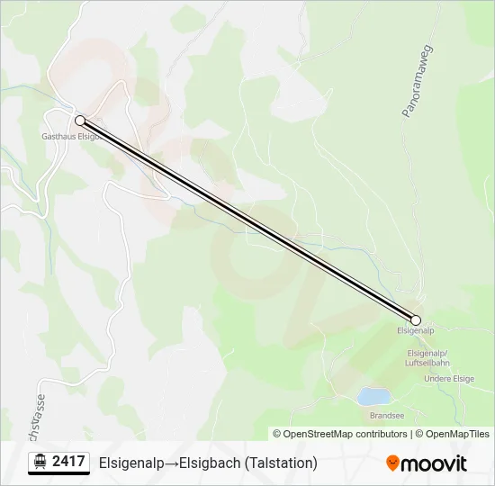 2417 Cable Car Line Map