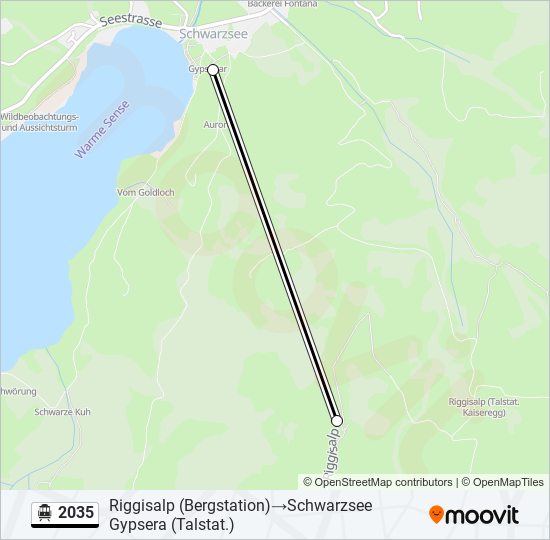 2035 Cable Car Line Map