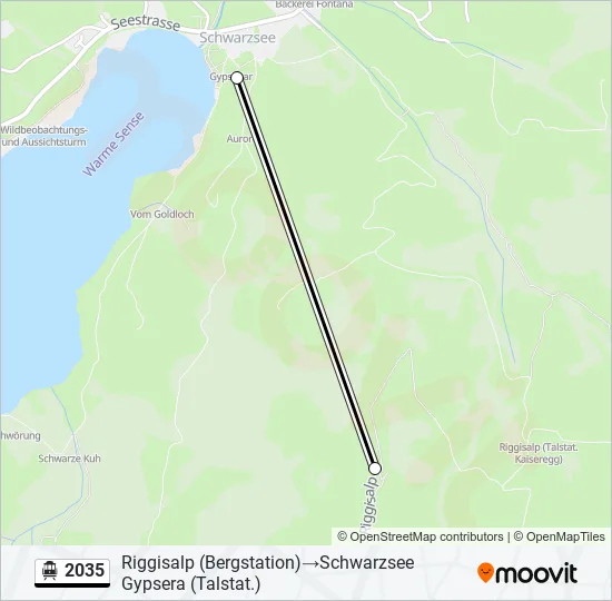 2035 Cable Car Line Map