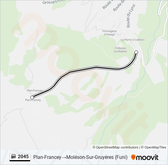 2045 Funicular Line Map