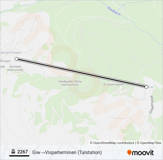 2267 Cable Car Line Map