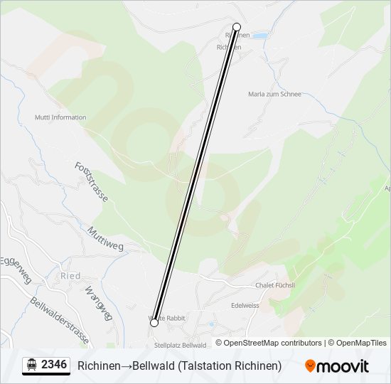 2346 Cable Car Line Map