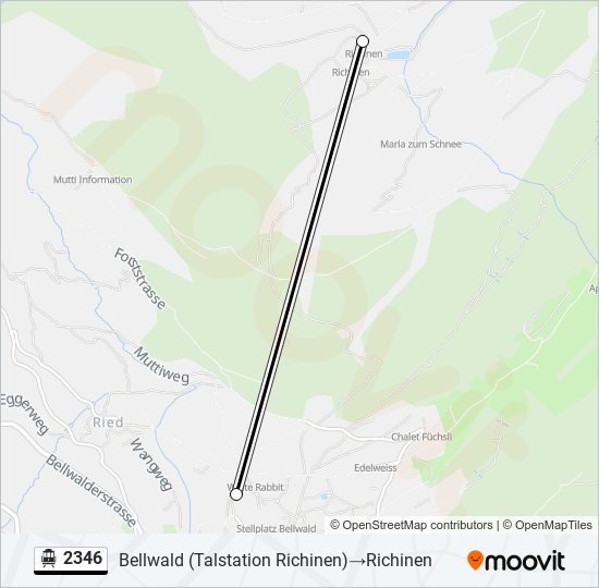 2346 Cable Car Line Map