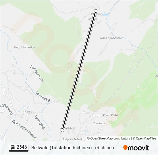 2346 Cable Car Line Map