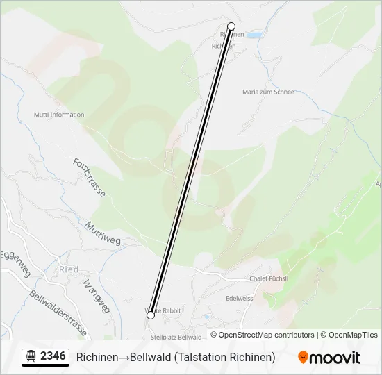 2346 Cable Car Line Map