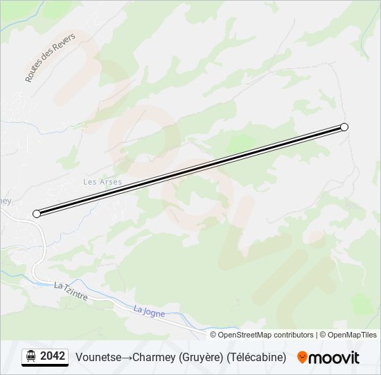 2042 Cable Car Line Map