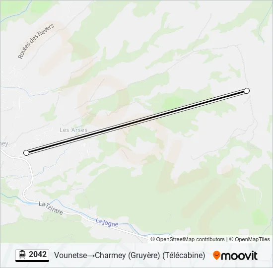 2042 Cable Car Line Map