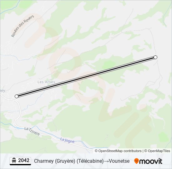 2042 Cable Car Line Map