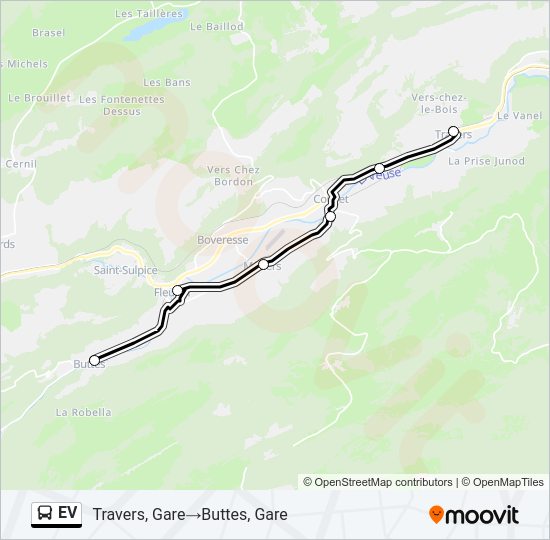 EV Bus Line Map