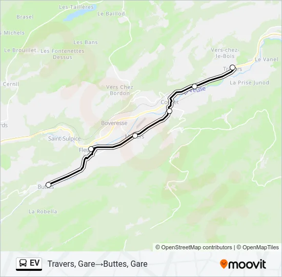 EV Bus Line Map